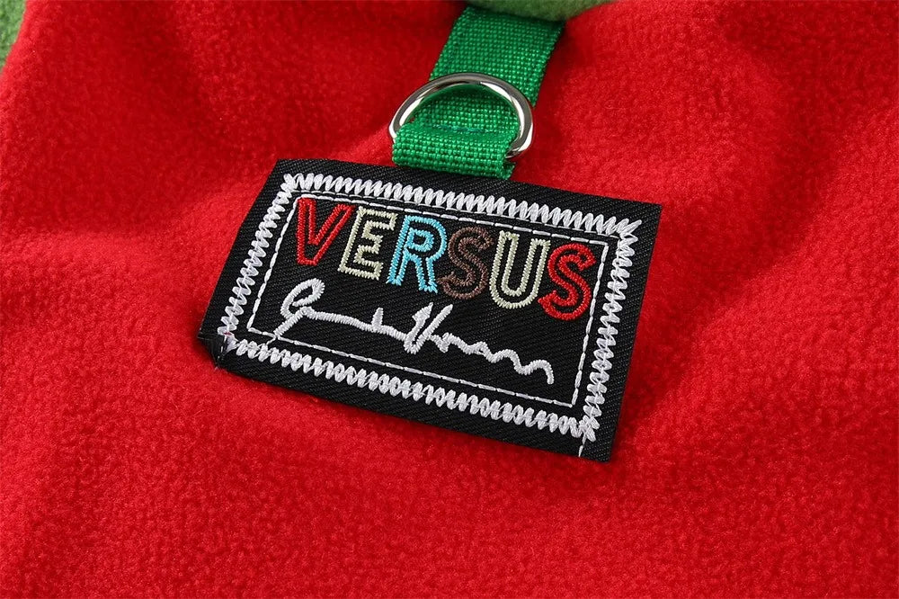 Fleece Vest Sweater with Harness Ring for Small & Medium Dogs & Cats