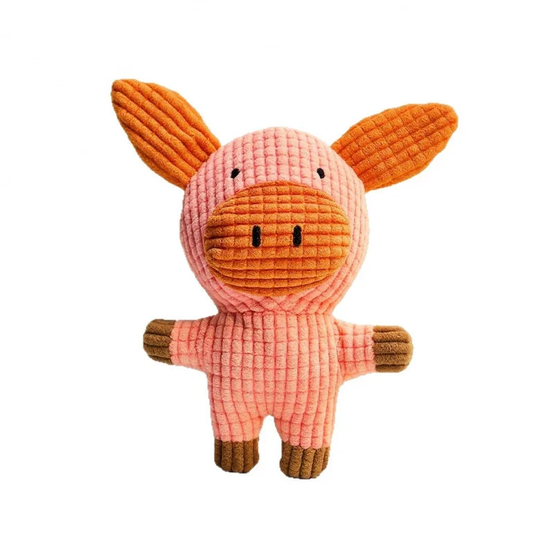 Squeaky Cartoon Plush Toy for Dogs & Cats
