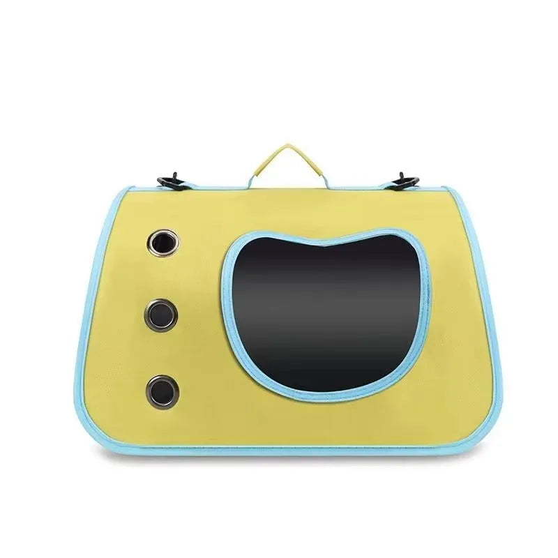 Portable Foldable Pet Carrier Backpack for Small Dogs & Cats — Lightweight & Breathable Travel Bag