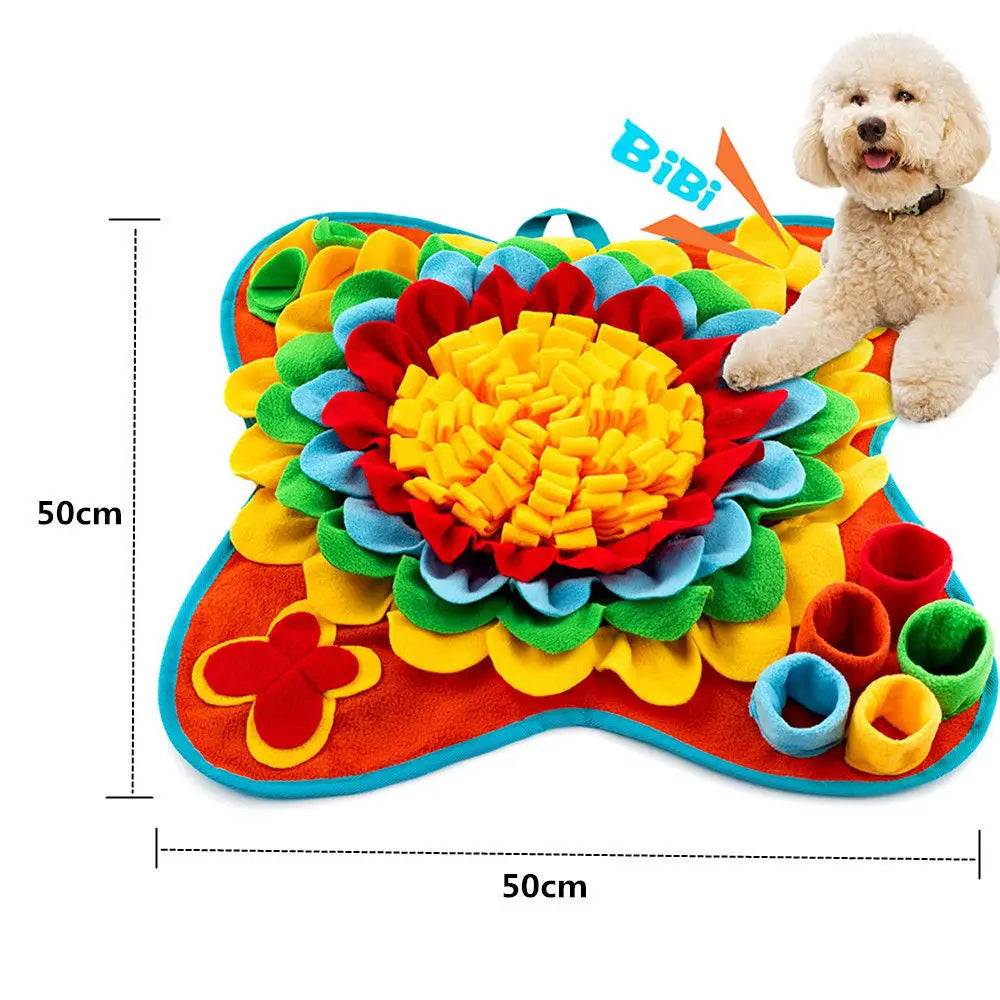 Dog Sniffing Mat – Slow Feeder & Enrichment Blanket