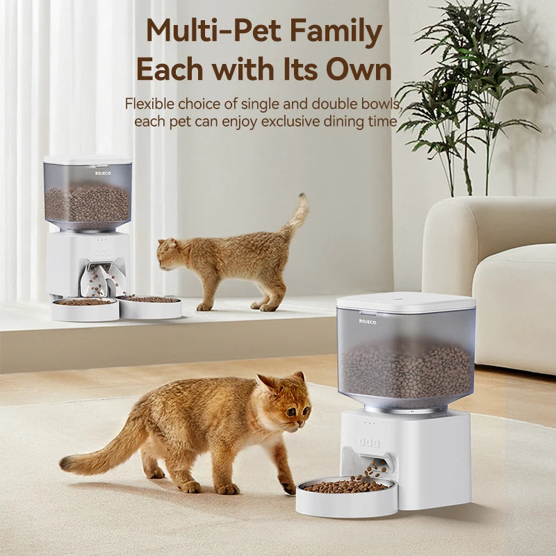 4.5L Smart Wi-Fi Automatic Pet Feeder with App Control