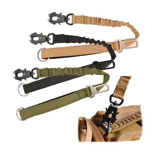Tactical Bungee Dog Leash - No-Pull Reflective Leash for Large Dogs