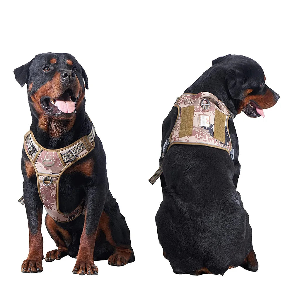 Tactical Military Training Dog Harness Vest