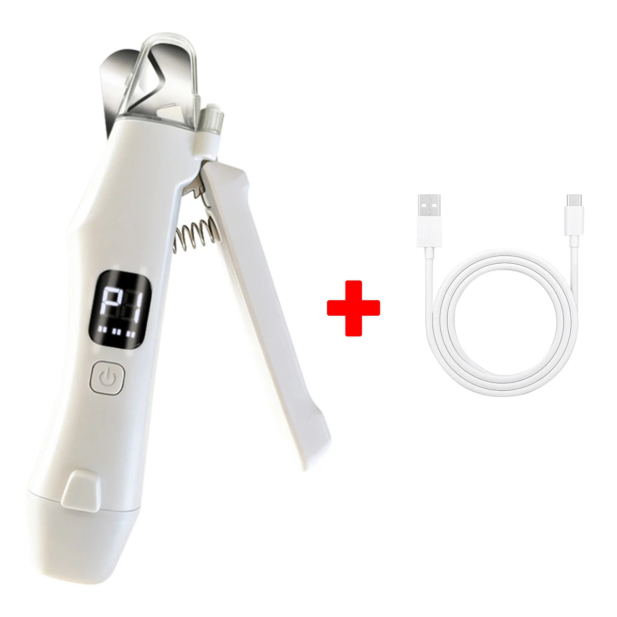 2-in-1 Electric Pet Nail Clipper & Grinder with LED