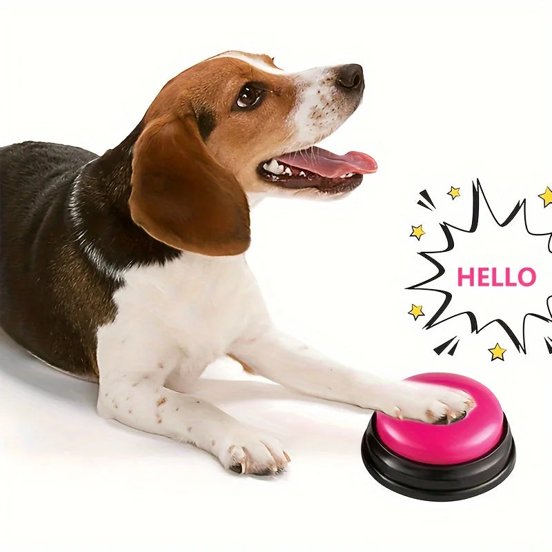 Boutons de communication pour animaux de compagnie - 4 buzzers enregistreurs vocaux pour chiens