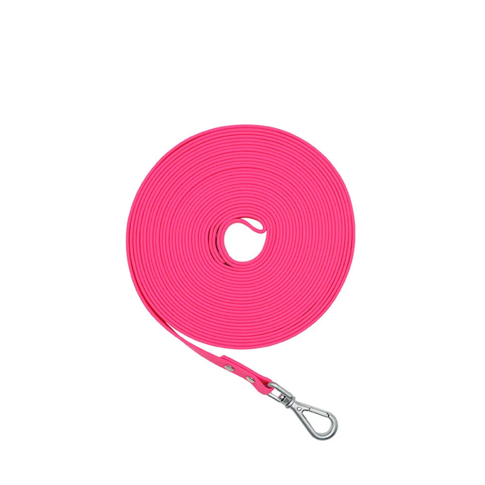 Waterproof PVC Long Dog Leash – Easy Clean Training Lead 1.5m to 20m