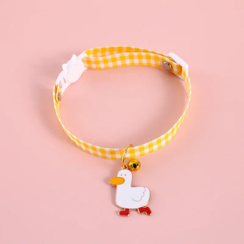 Fruity Avocado Pendant Collar with Bell for Small Dogs and Cats