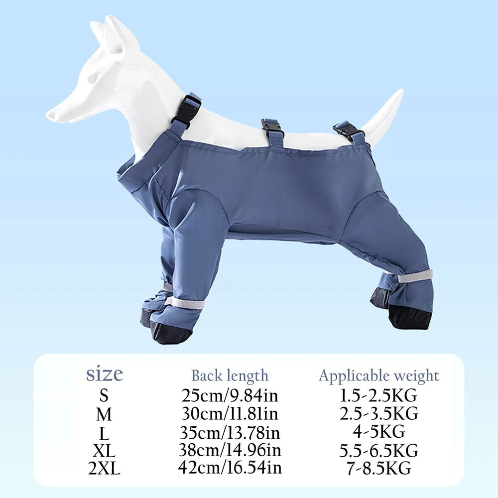 Waterproof Anti-Slip Dog Boots & Paw Protector Leggings