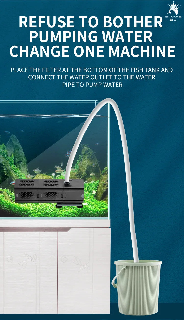 Internal Aquarium Filter with Spray Bar Outlet