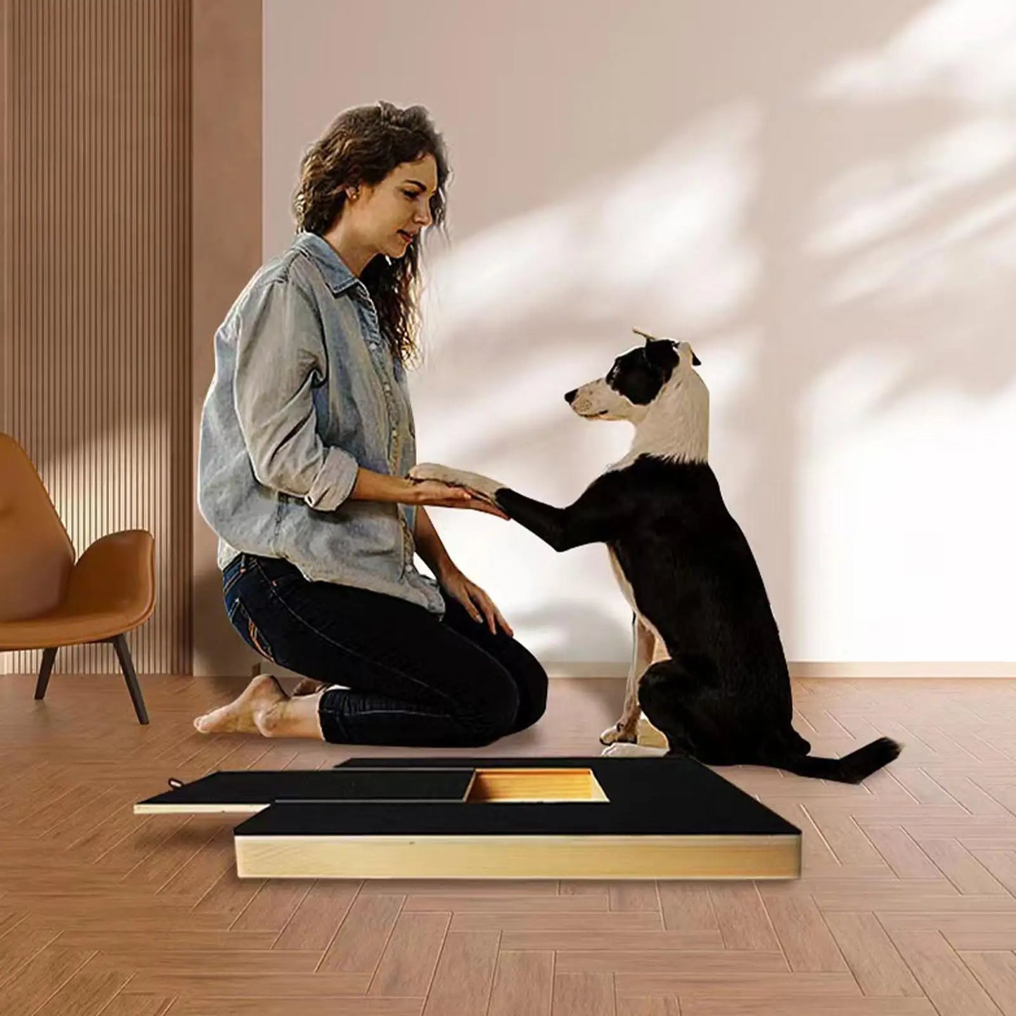 Wooden Dog Nail Scratch Board – Self-Filing Nail Trimmer