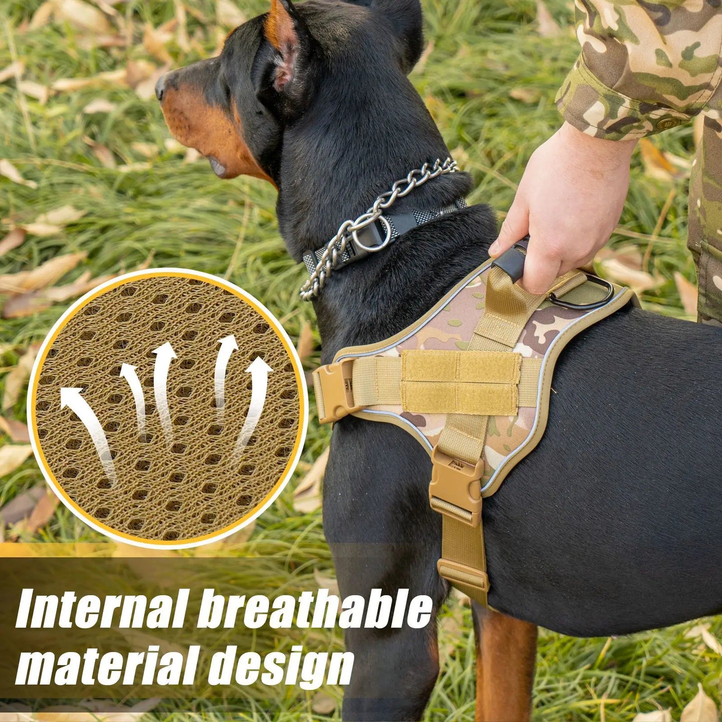 Tactical Dog Harness for Large Dogs