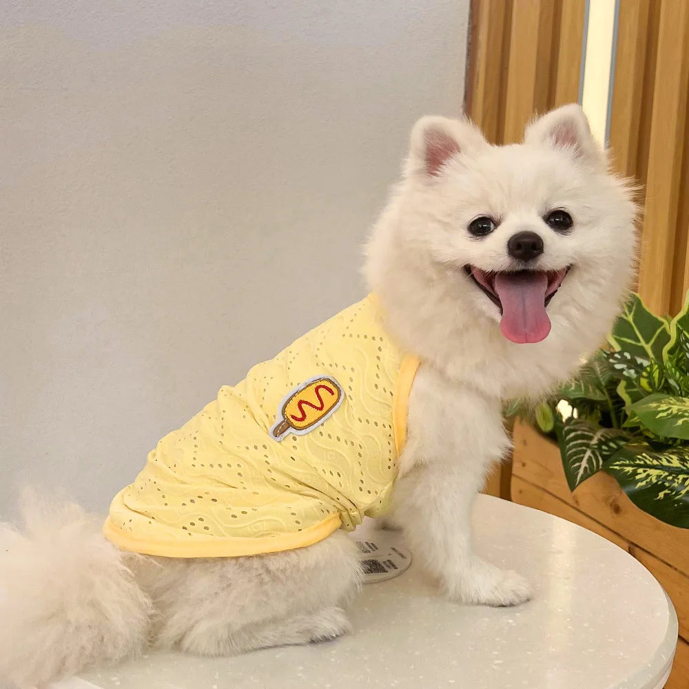 Breathable Dog Vest for Spring and Summer