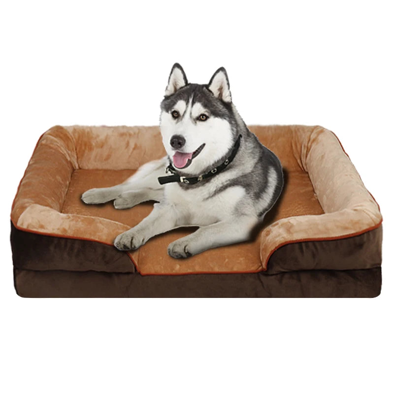Extra Large Orthopedic Dog Sofa Bed with Washable Removable Cover