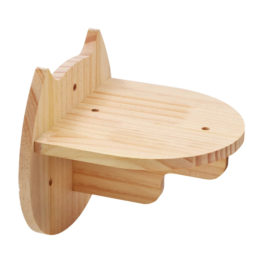 Wall-Mounted Cat Climbing Shelves & Hideaway Houses