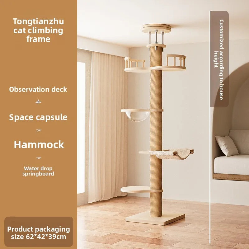 Cat Tree with Bed & Scratching Post
