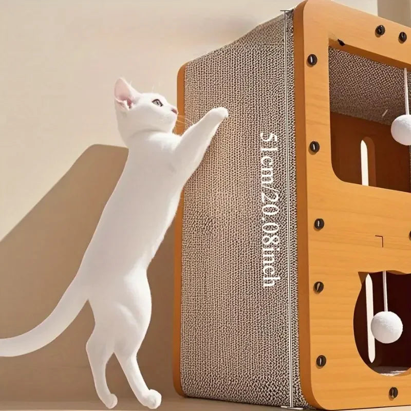 2-in-1 Cat Scratching Board & Post