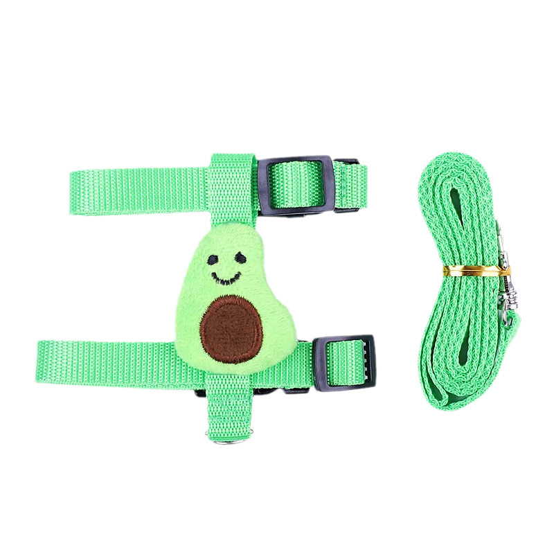 Cartoon Print Harness & Leash Set for Rabbits, Guinea Pigs & Small Pets