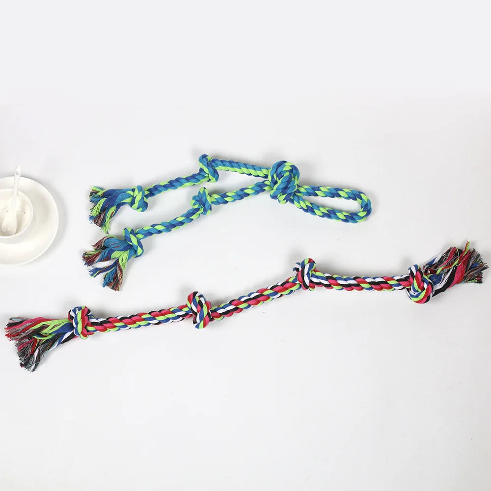 Jouet à mâcher en corde nouée durable pour grands chiens