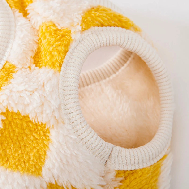Fleece Button Jacket for Cats & Small Dogs