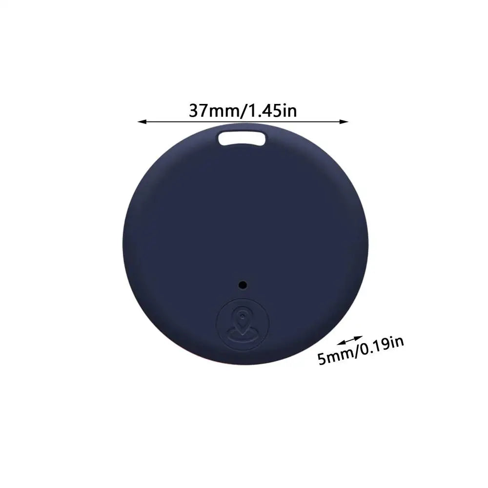 Round Bluetooth Anti-Lost Tracker Tag for Pets, Keys & Bags