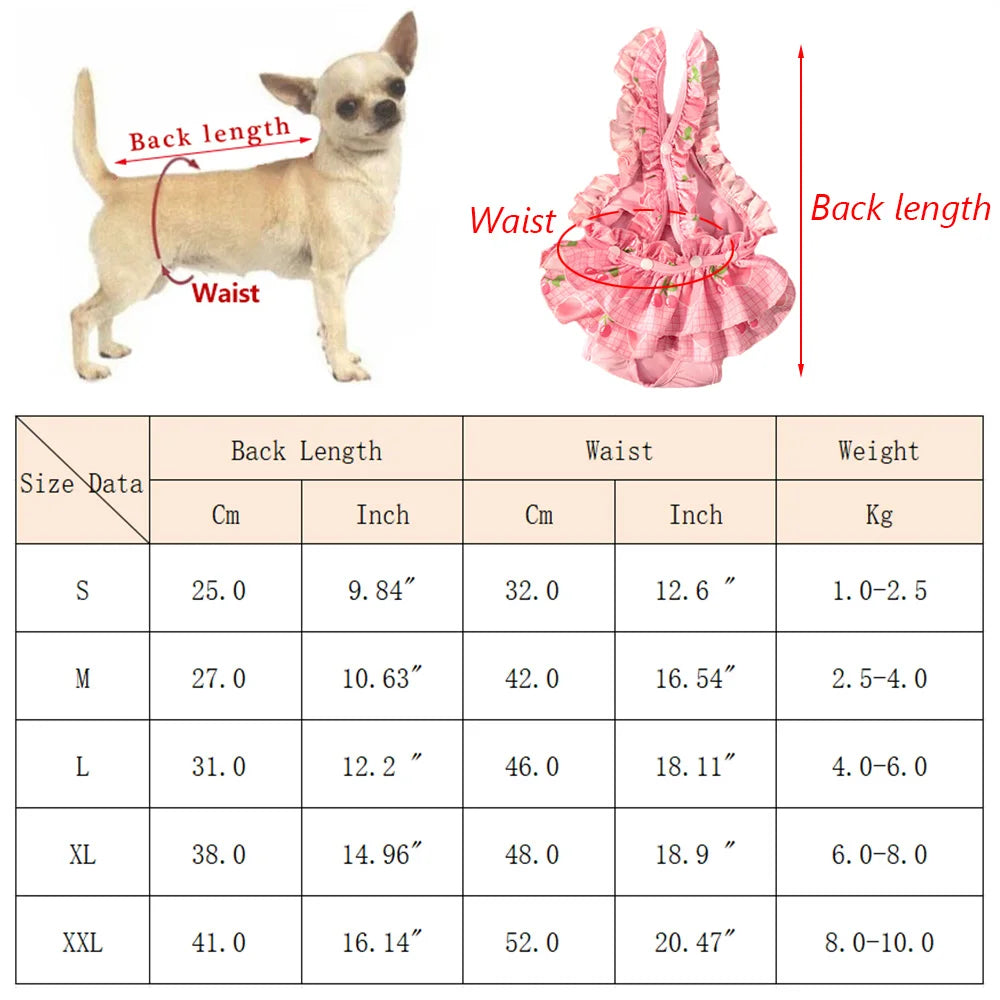 Female Dog Physiological Pants with Cute Print