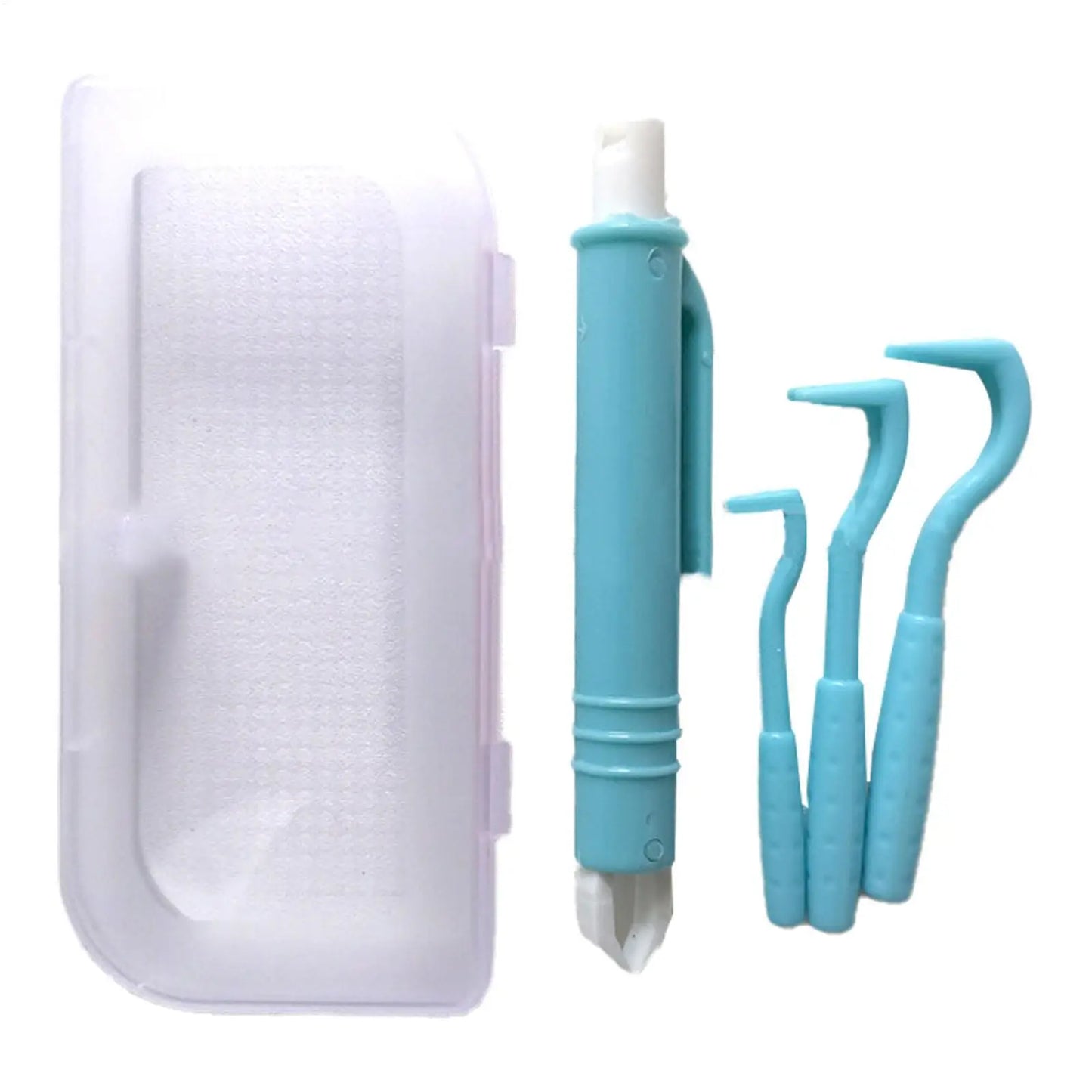 4-in-1 Tick Remover Kit with 3 Hook Sizes & Tweezer
