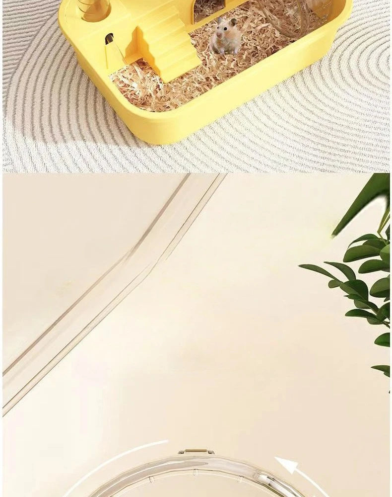 Large Hamster Cage with Acrylic Panels