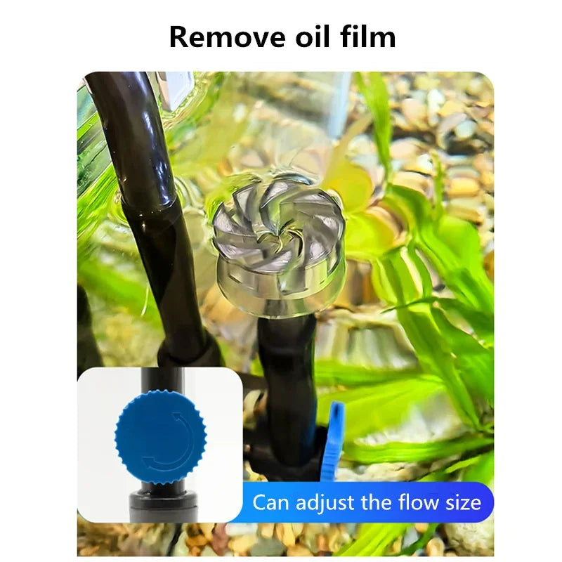 Wall-Mounted Aquarium Filter & Circulation Pump