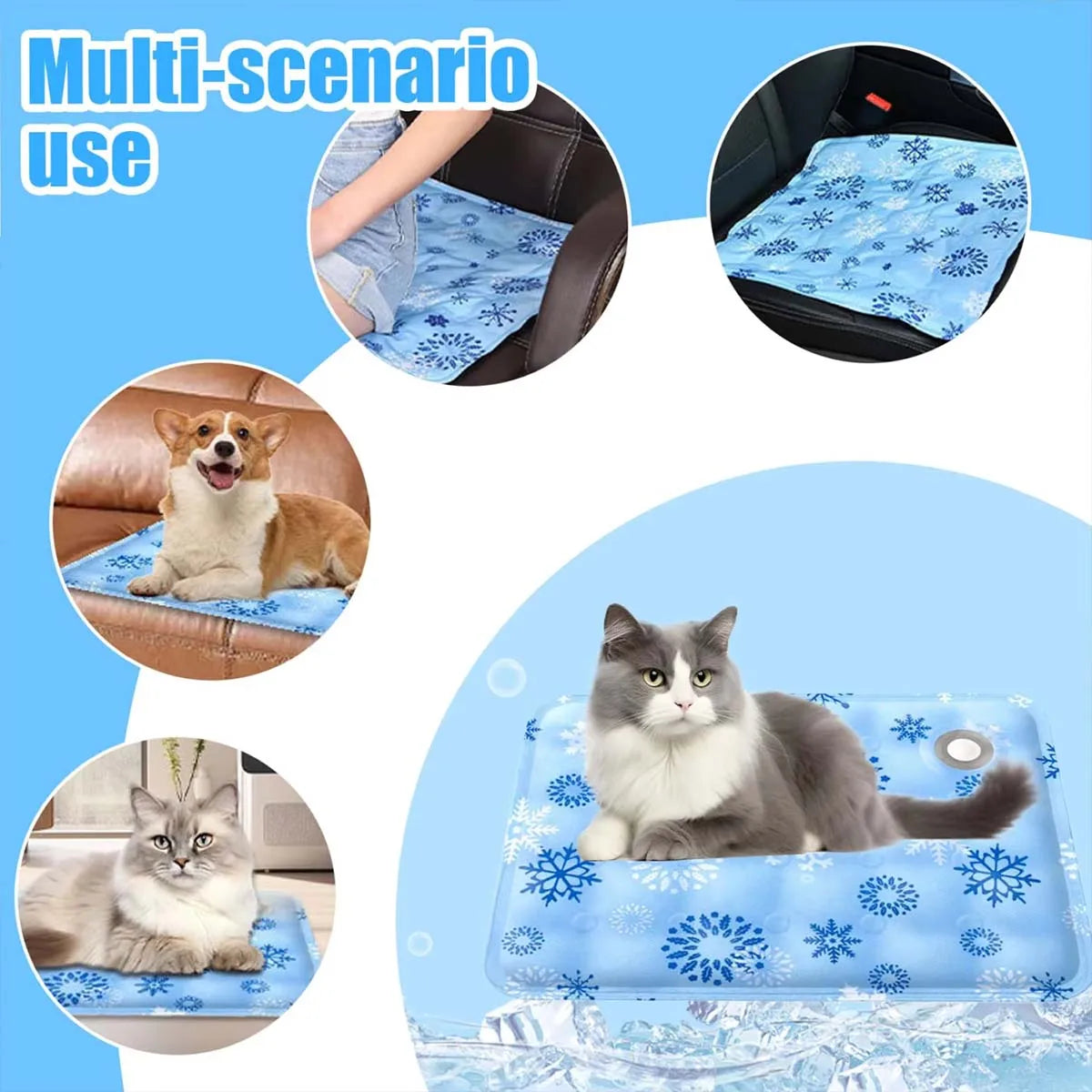 Water-Injection Cooling Mat for Dogs & Cats