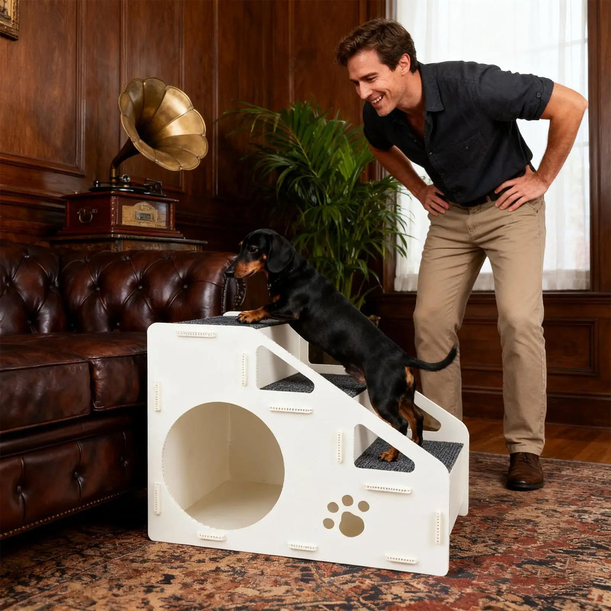 Portable Pet Steps for Beds & Sofas