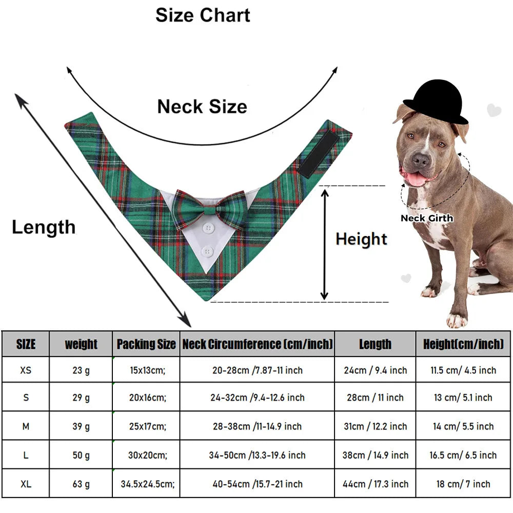 Dog Bow Tie & Bandana Set