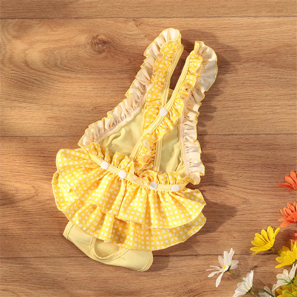 Female Dog Physiological Pants with Cute Print