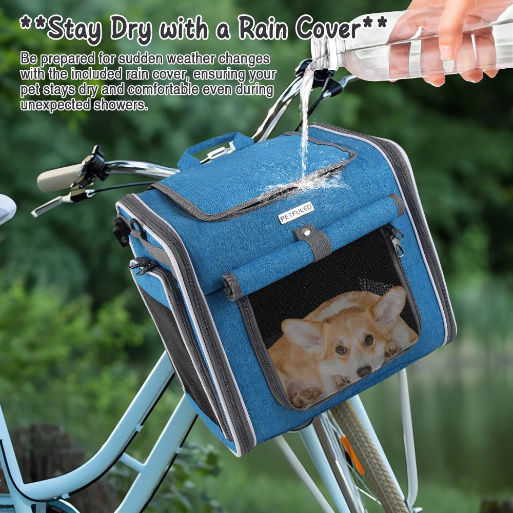 Expandable Soft-Sided Pet Carrier with Four Access Openings