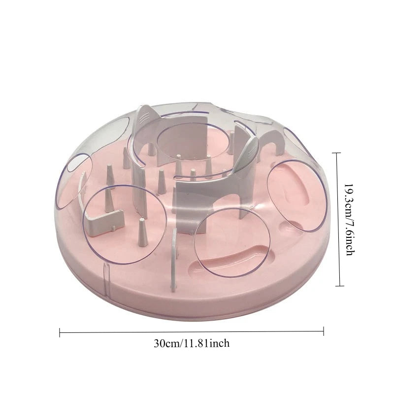 Pet Puzzle Feeder – Sliding Lid Slow Feeder Treat Toy for Cats & Dogs