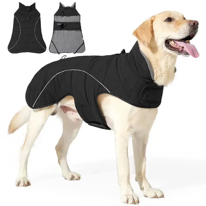 Waterproof Reflective Dog Jacket for Large Dogs