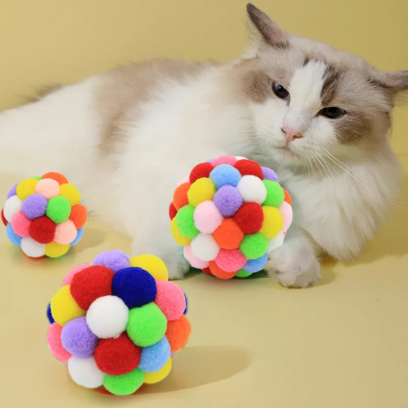 Plush Bell Ball Toy for Cats