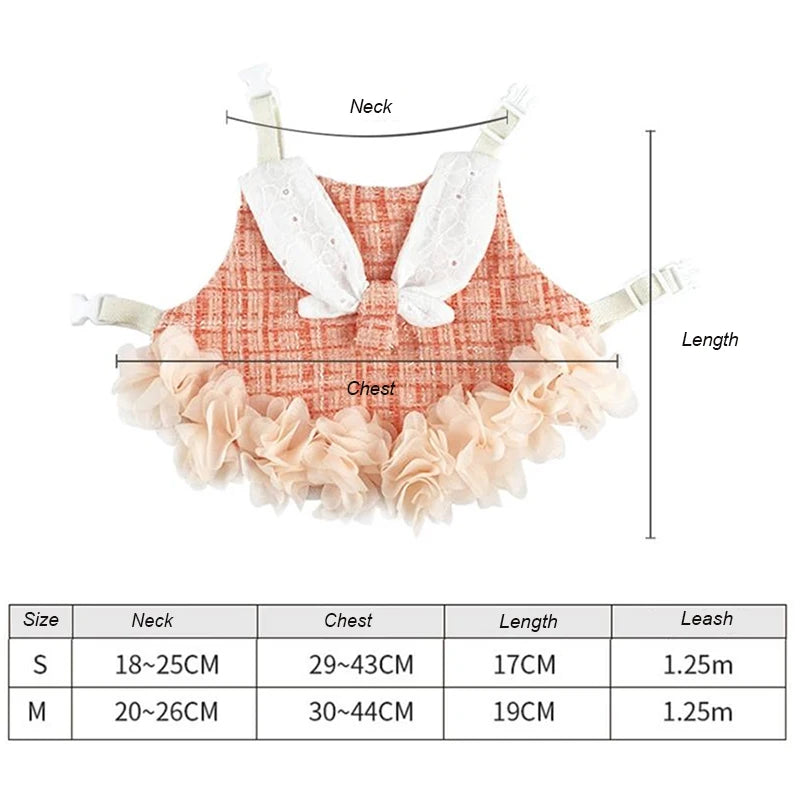 Adjustable Harness & Leash Set for Rabbits & Kittens