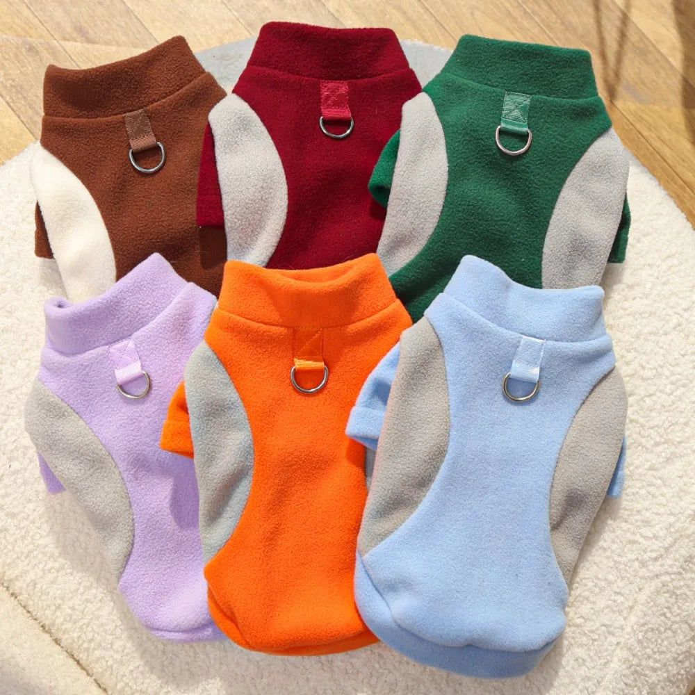 Soft Fleece Dog Hoodie & Warm Winter Coat