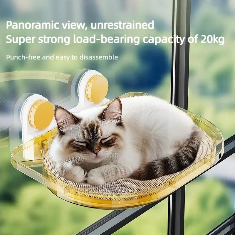 Suction-Cup Cat Window Perch