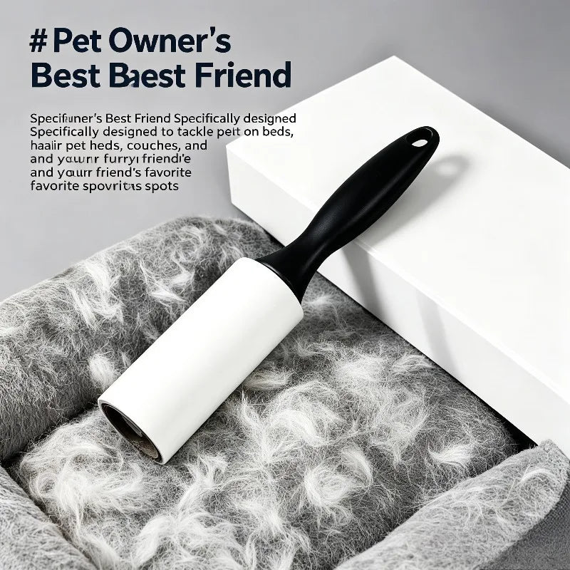 Pet Hair Lint Roller Set with 4 Refills