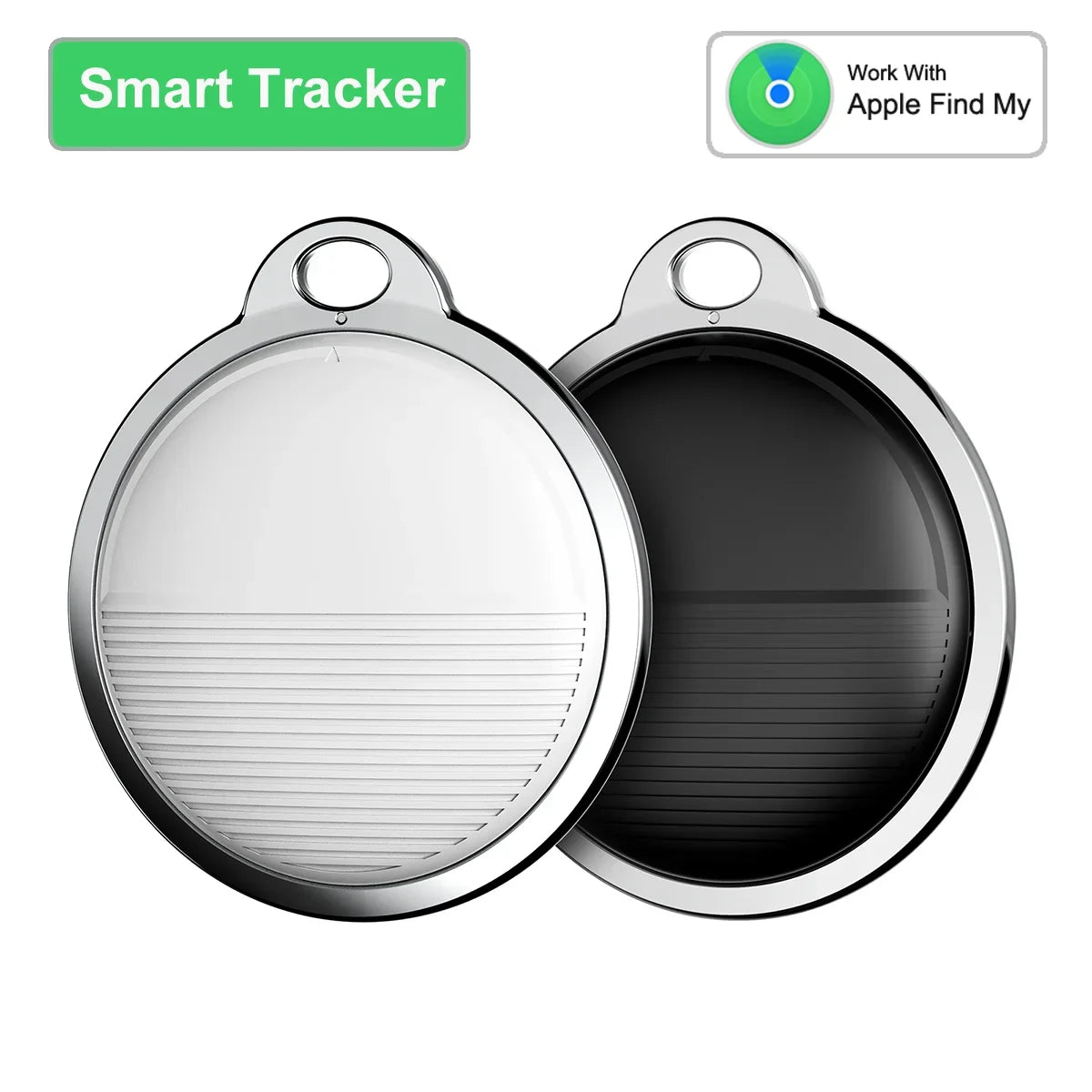 Apple Find My Tracker Tag — Waterproof, 1-Year Battery, Multi-Pack Options