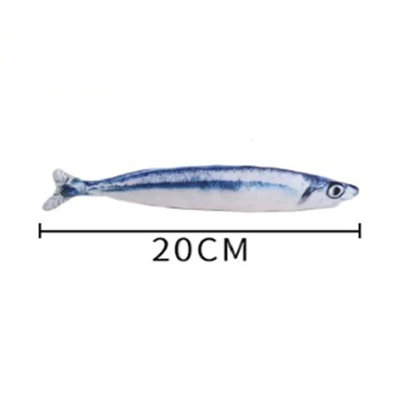 Plush Fish Cat Toy