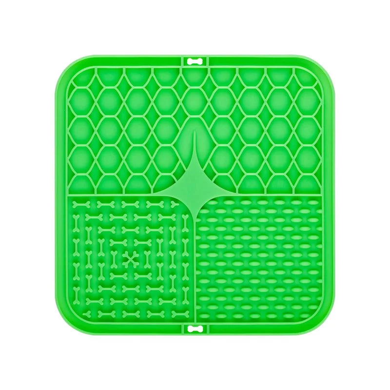 Silicone Lick Mat for Dogs — Slow Feeder & Bath Distraction