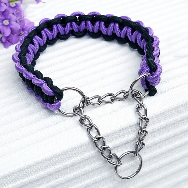 Durable Nylon Dog Collar for Medium to Large Dogs