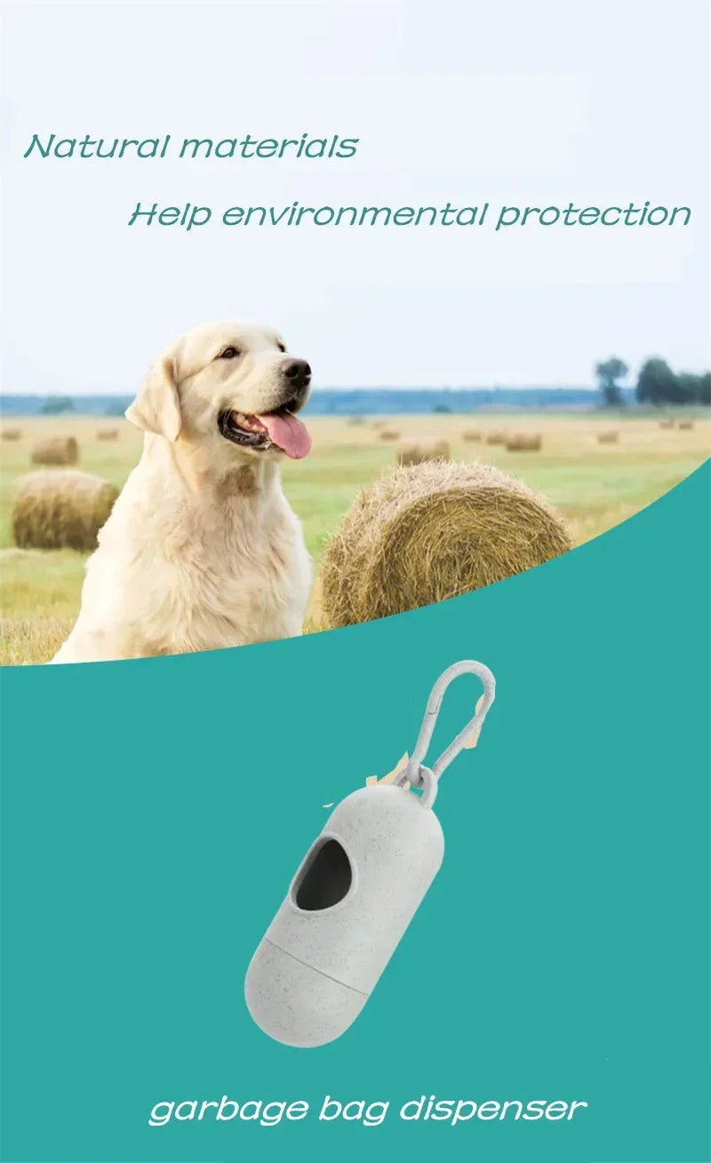 Dog Poop Bag Dispenser with Waste Bags - Convenient Holder for Dog Walks
