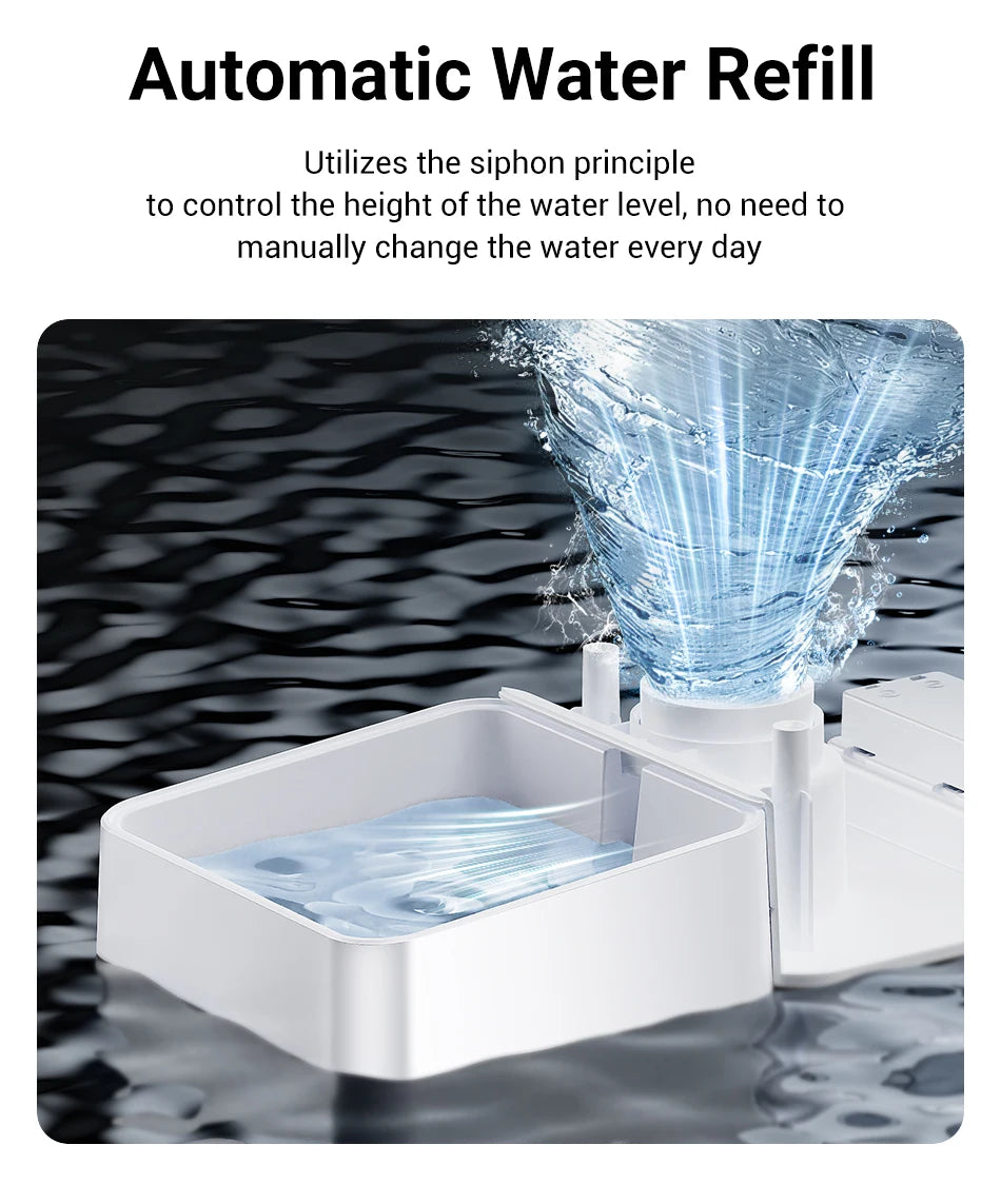2-in-1 Automatic Pet Feeder & Gravity Water Fountain 8.5L