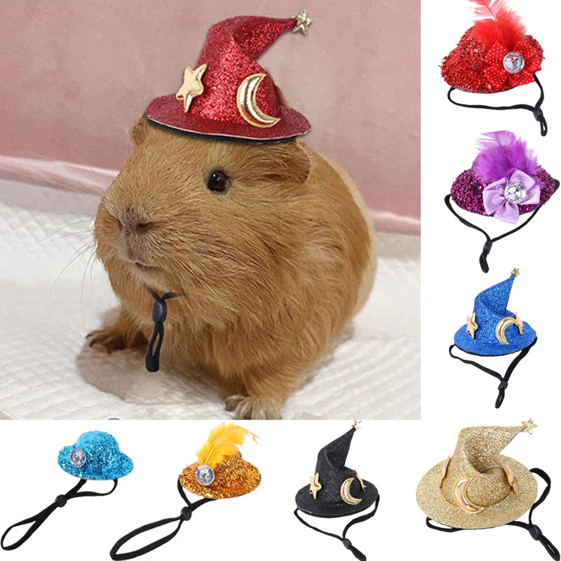 Adjustable Mini Party Hat for Hamsters, Rats & Guinea Pigs