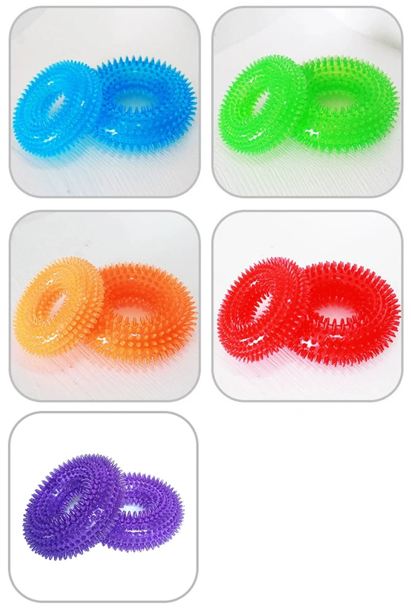 Squeaky Donut Chew Toy for Small & Medium Dogs