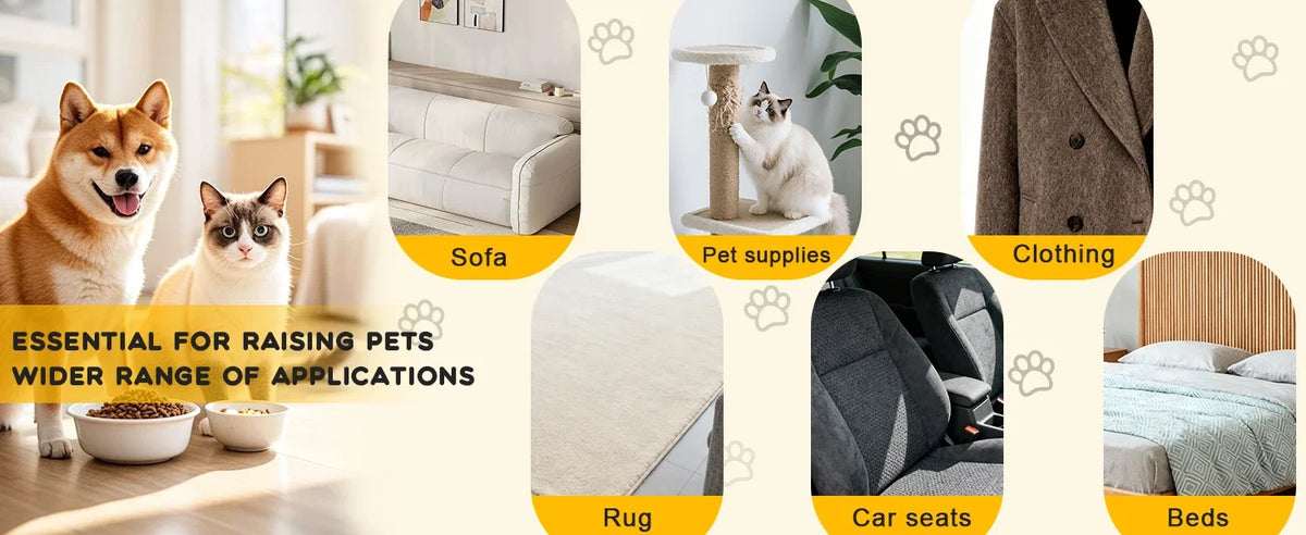 Washable Pet Hair Removal Glove for Fabrics