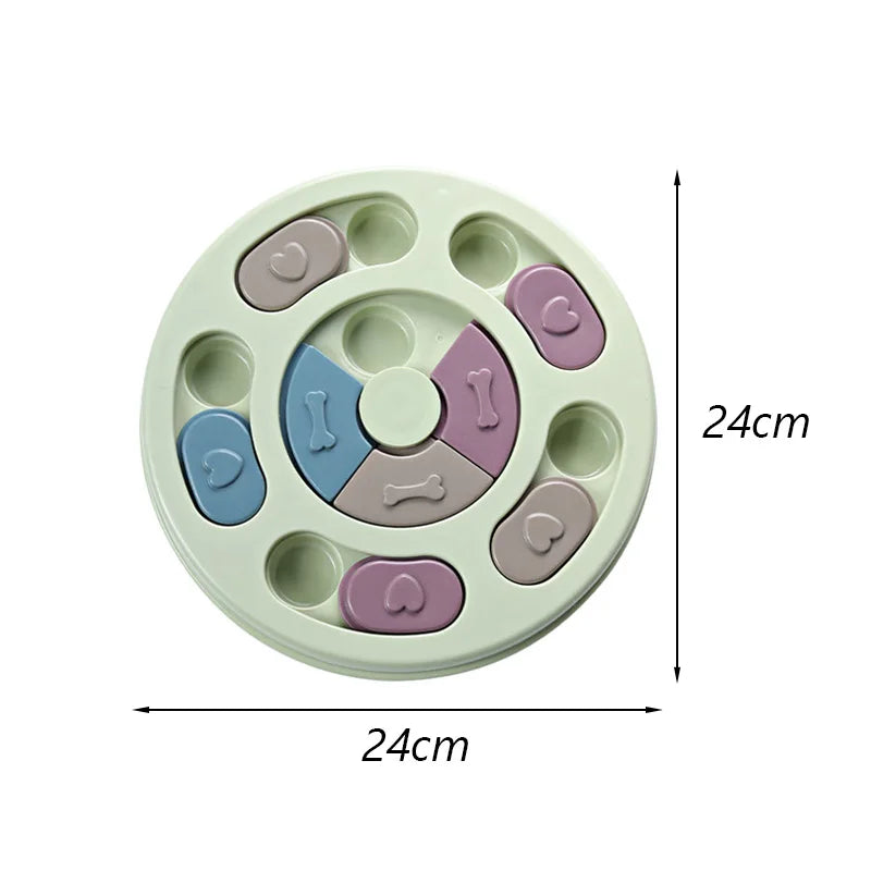 Interactive Puzzle Slow Feeder Bowl for Cats & Dogs